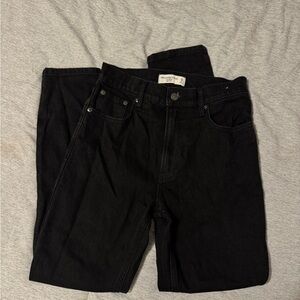 Abercrombie & Fitch Women's Black High Rise Jeans